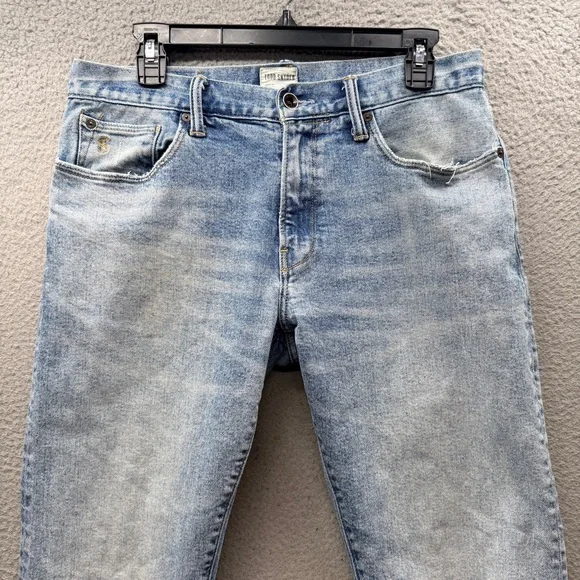 Todd Snyder Straight Fit Selvedge Light Washed  Denim Jeans Size Men's 31 x 32 - Picture 7 of 15